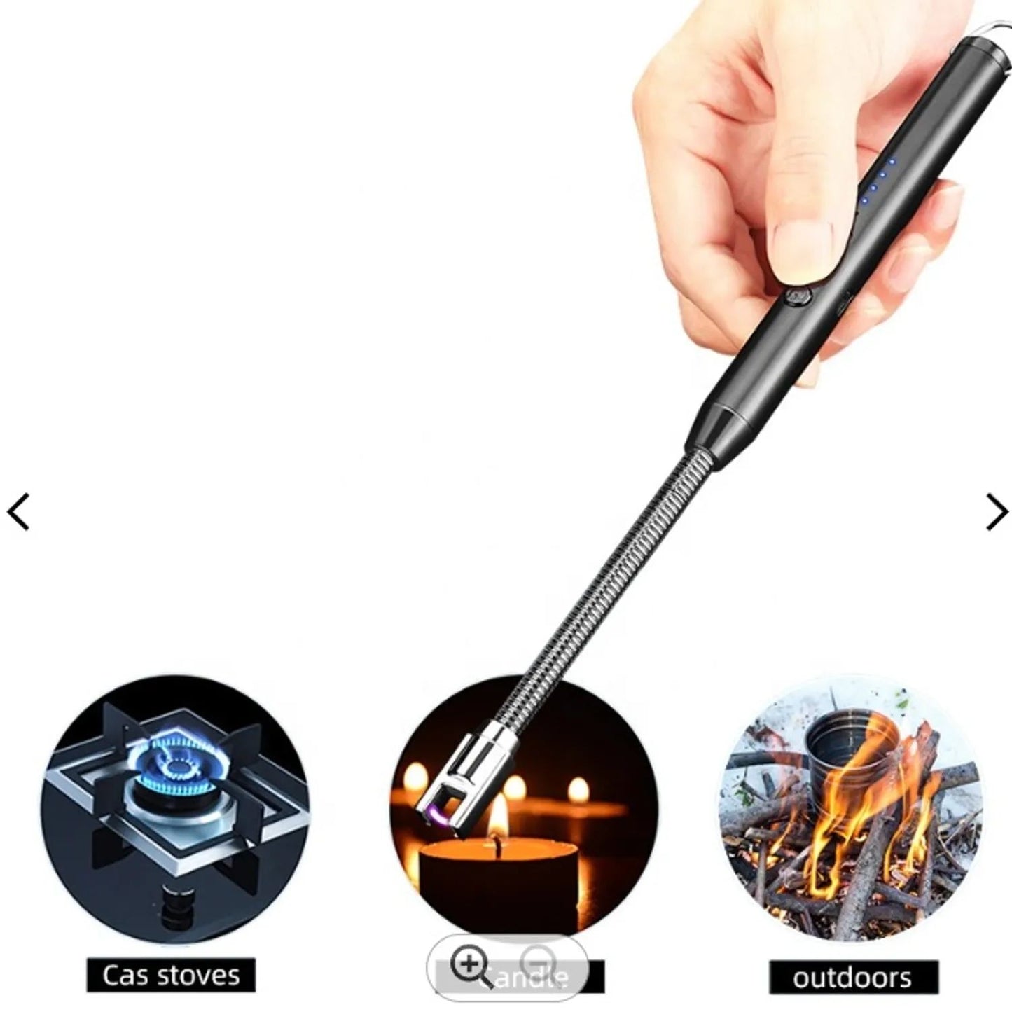 Encendedor Eléctrico Recargable USB de Cuello Flexible