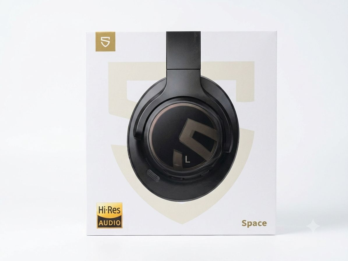 Audífonos SOUNDPEATS Space de Diadema con Cancelación de Ruido (ANC) y Hi-Res LDAC