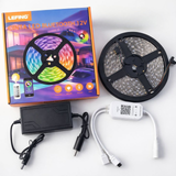 Tira de Luces LED RGB 12V Bluetooth 5 Metros (con Adaptador)