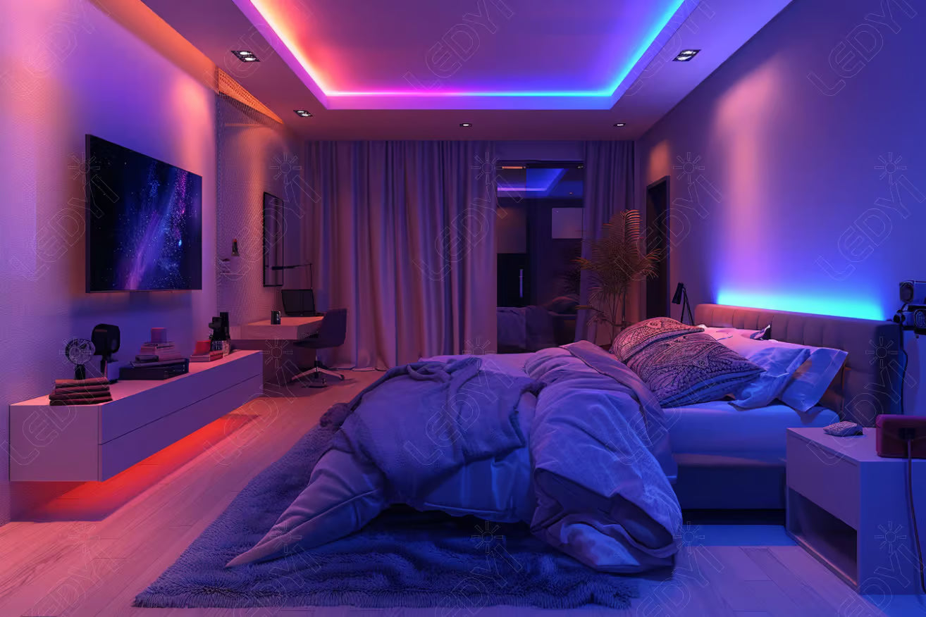 Tira de Luces LED RGB 5V USB 5 Metros con Control Remoto y Música