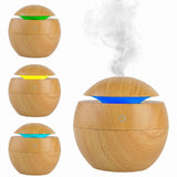 Humidificador Ultrasónico Aromaterapia con Luz LED (Diseño Madera)