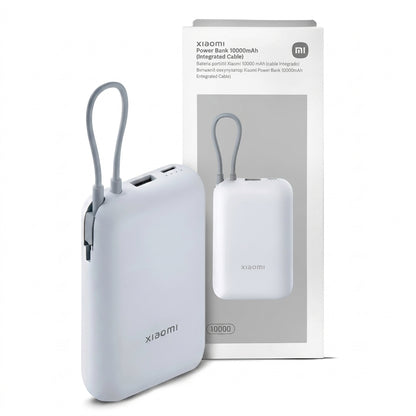 Power Bank Xiaomi 10000mAh con Cable Integrado