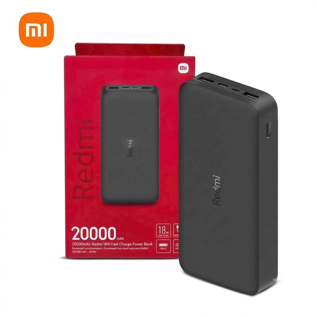 Power Bank Redmi 20000mAh 18W Carga Rápida