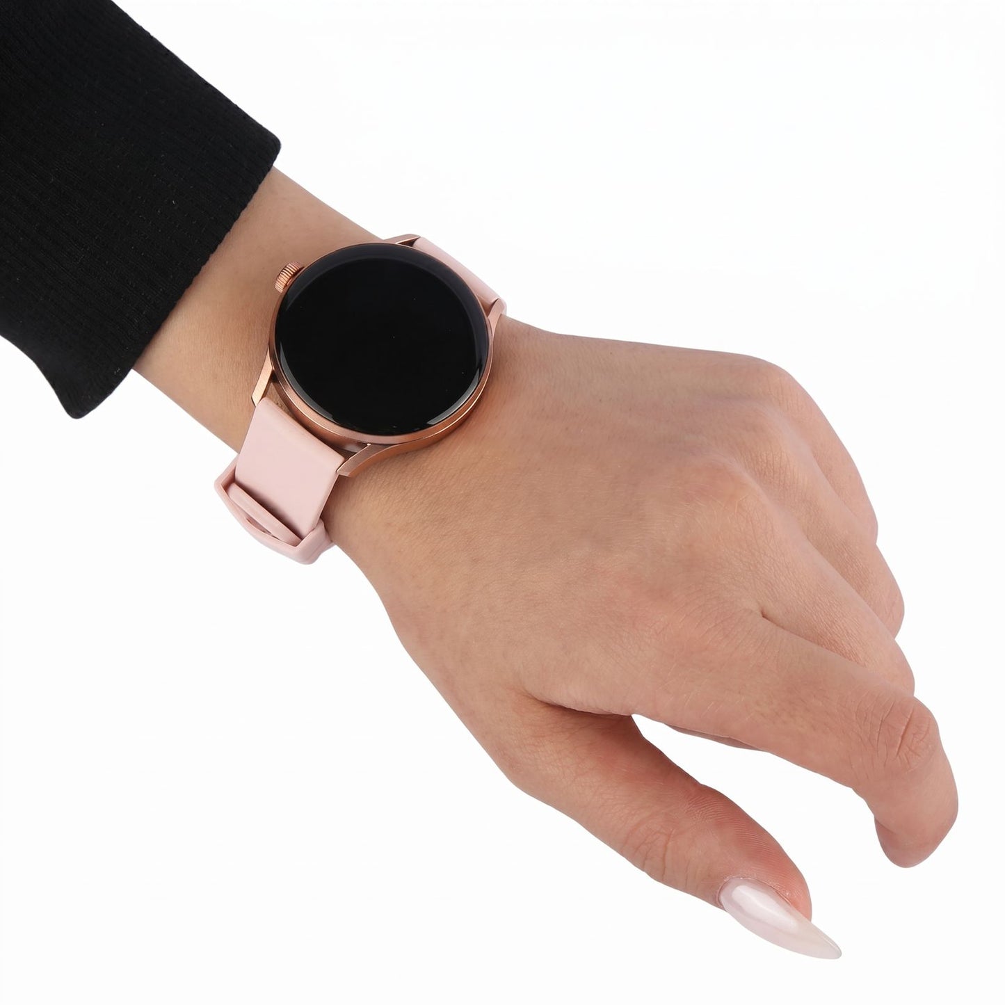 Reloj Inteligente QCY Watch Elite AMOLED con Llamadas (Oro Rosa)
