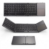 Teclado Plegable Bluetooth de Bolsillo con Touchpad