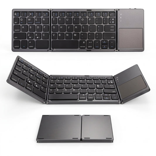 Teclado Plegable Bluetooth de Bolsillo con Touchpad